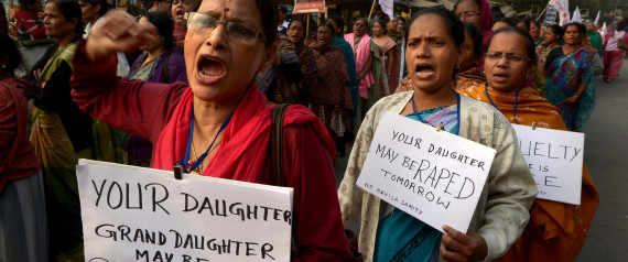 imágenes de una manifestación en India