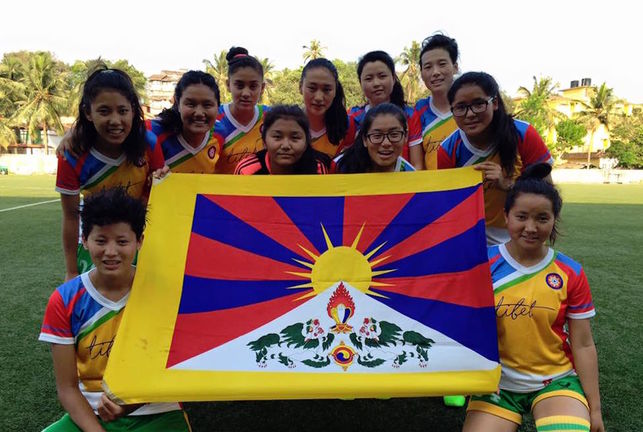 Imagen del equipo de fútbol femenino del Tíbet