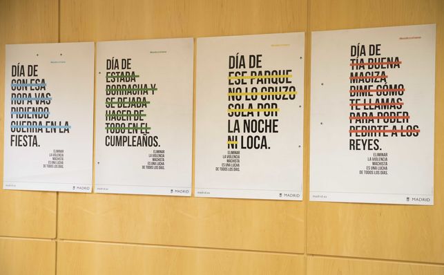 carteles de la campaña del Ayuntamiento