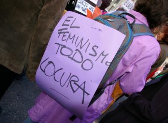 Pancarta sobre feminismo
