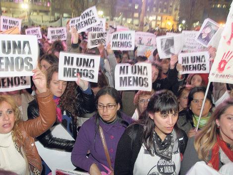 Imagen de una manifestación en Argentina