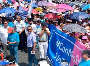 Imagen de una manifestación en Perú