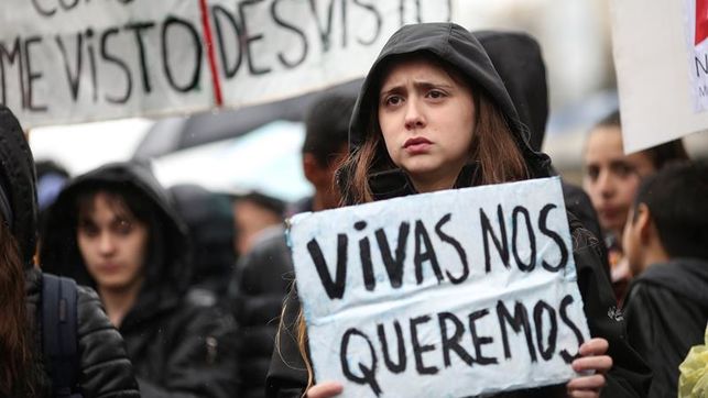 Imagen de una manifestación en Argentina