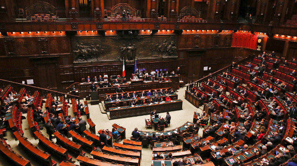 Imagen del Parlamento italiano