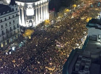 Imagen de la manifestación de Madrid
