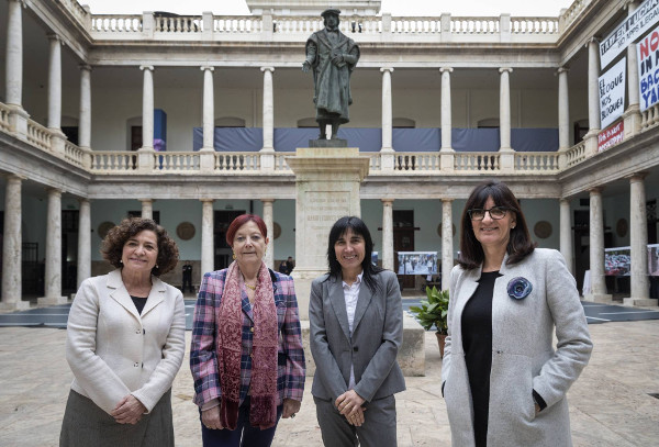 Imagen de las cuatro rectoras de Universidad españolas