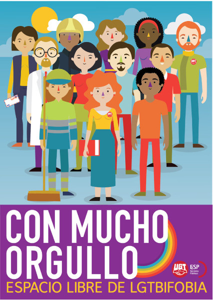 Cartel de la Campaña con mucho orgullo