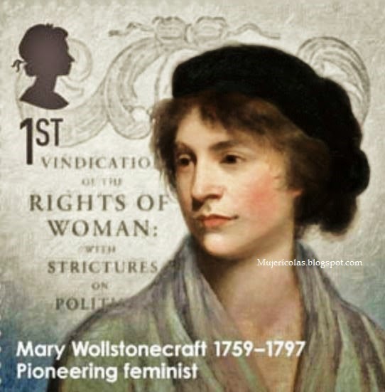 Sello conmemorativo dedicado a Mary Wollstonecraft