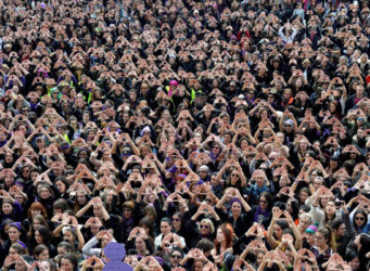 imagen de una manifestación feminista