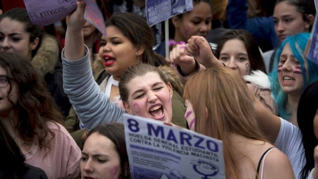 imagen de una manifestación feminista