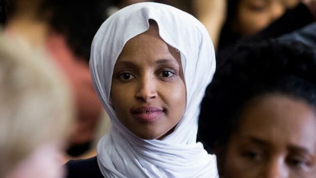 Imagen de la congresista musulmana Ilhan Omar