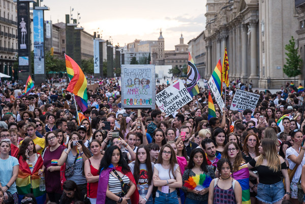 Manifestación Orgullo 2018 en Zaragoza