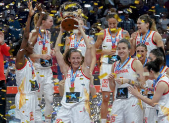 Imagen de las ganadoras del Eurobasket 2019