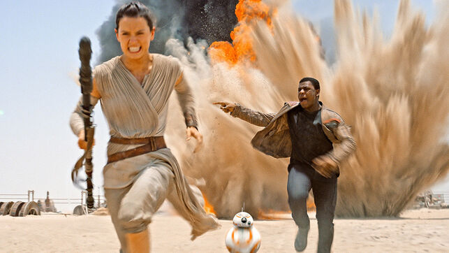 Imagen de Rey, la protagonista de la saga Star Wars