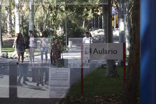 Estudiantes de la Universidad Rey Juan Carlos de Madrid