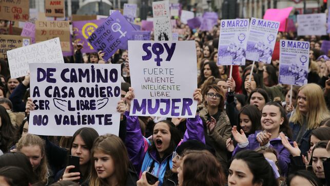 Imagen de una manifestación feminista