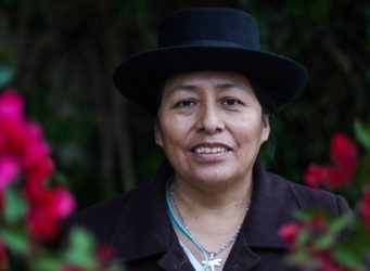 Melania Canales, lideresa quechua