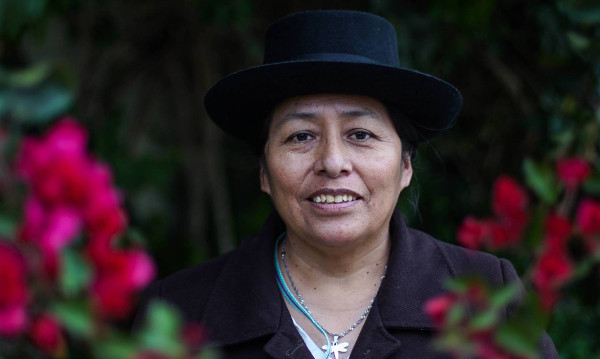 Melania Canales, lideresa quechua