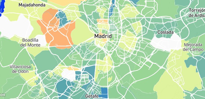 mapa de madrid 