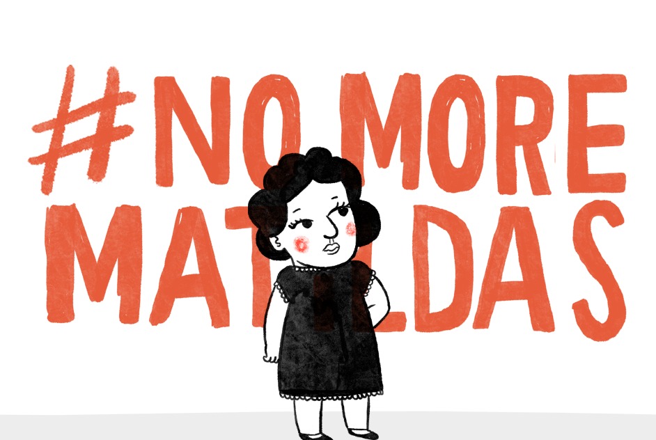 imagen de la campaña No more Matildas