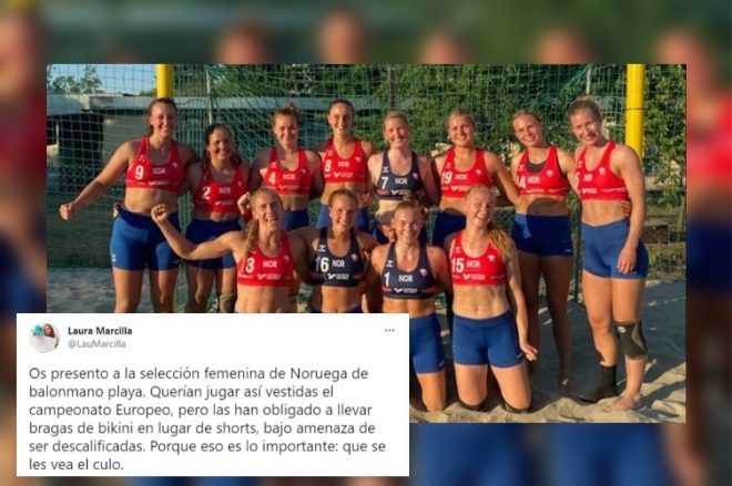 tuit sobra la selección noruega de Balonmano