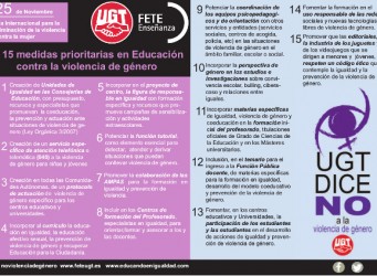 Imagen del PDF que refleja las 15 medidas contra