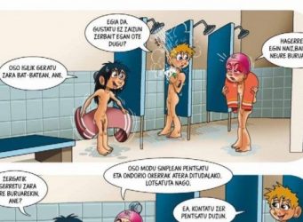 Una de las viñetas del comic de Laia