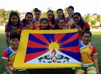 Imagen del equipo de fútbol femenino del Tíbet