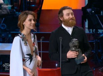 Imagen de Leticia Dolera en la entrega de los premios Goya