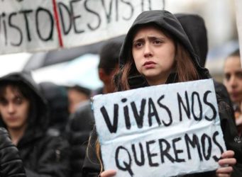 Imagen de una manifestación en Argentina