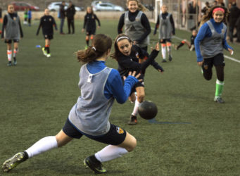 Imagen de las jugadoras del equipo femenino