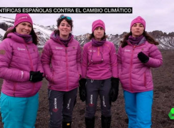 imagen de las científicas españolas en la Antártida