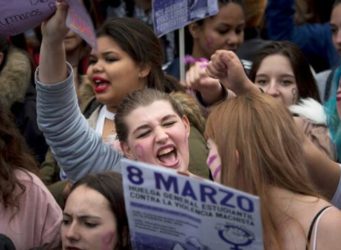 imagen de una manifestación feminista