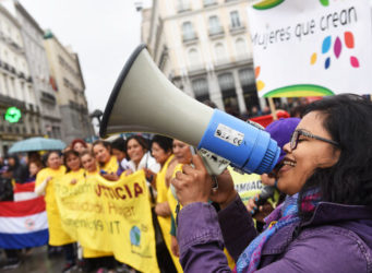 Imagen de la Manifestación de empleadas hogar