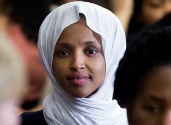 Imagen de la congresista musulmana Ilhan Omar