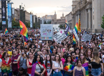 Manifestación Orgullo 2018 en Zaragoza