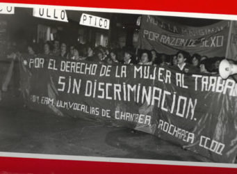 Manifestación feminista hace 42 años