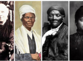collage con fotos de las 4 pioneras