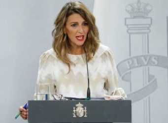 La ministra de Trabajo Yolanda Díaz